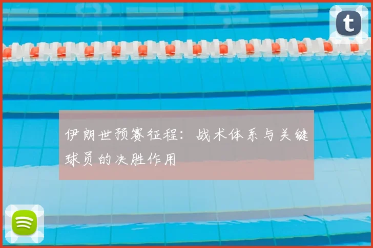 伊朗世预赛征程:战术体系与关键球员的决胜作用