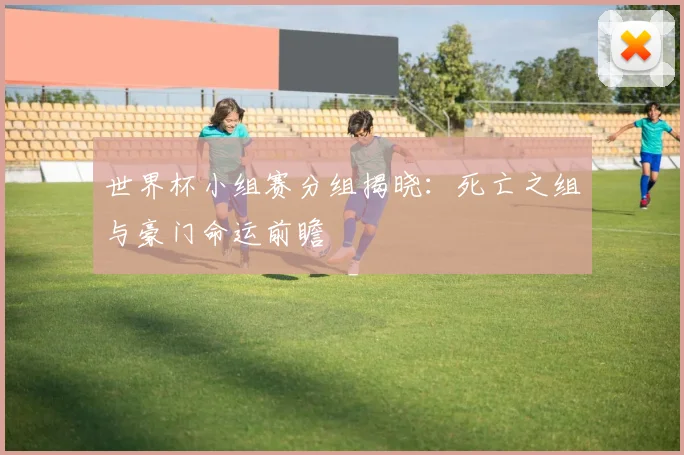世界杯小组赛分组揭晓:死亡之组与豪门命运前瞻